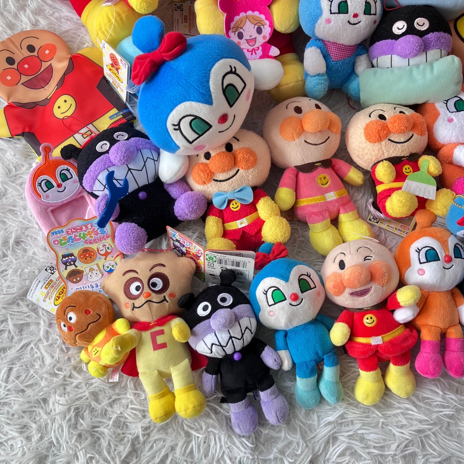 アンパンマン ぬいぐるみ 35点セット 大量まとめ売り プリちぃビーンズ