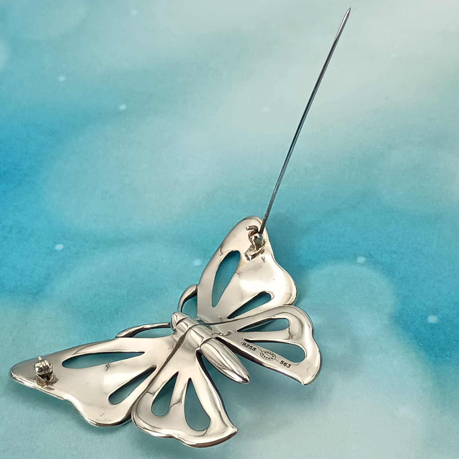 Georg Jensen ジョージジェンセン バタフライ 蝶 ブローチ メンズ