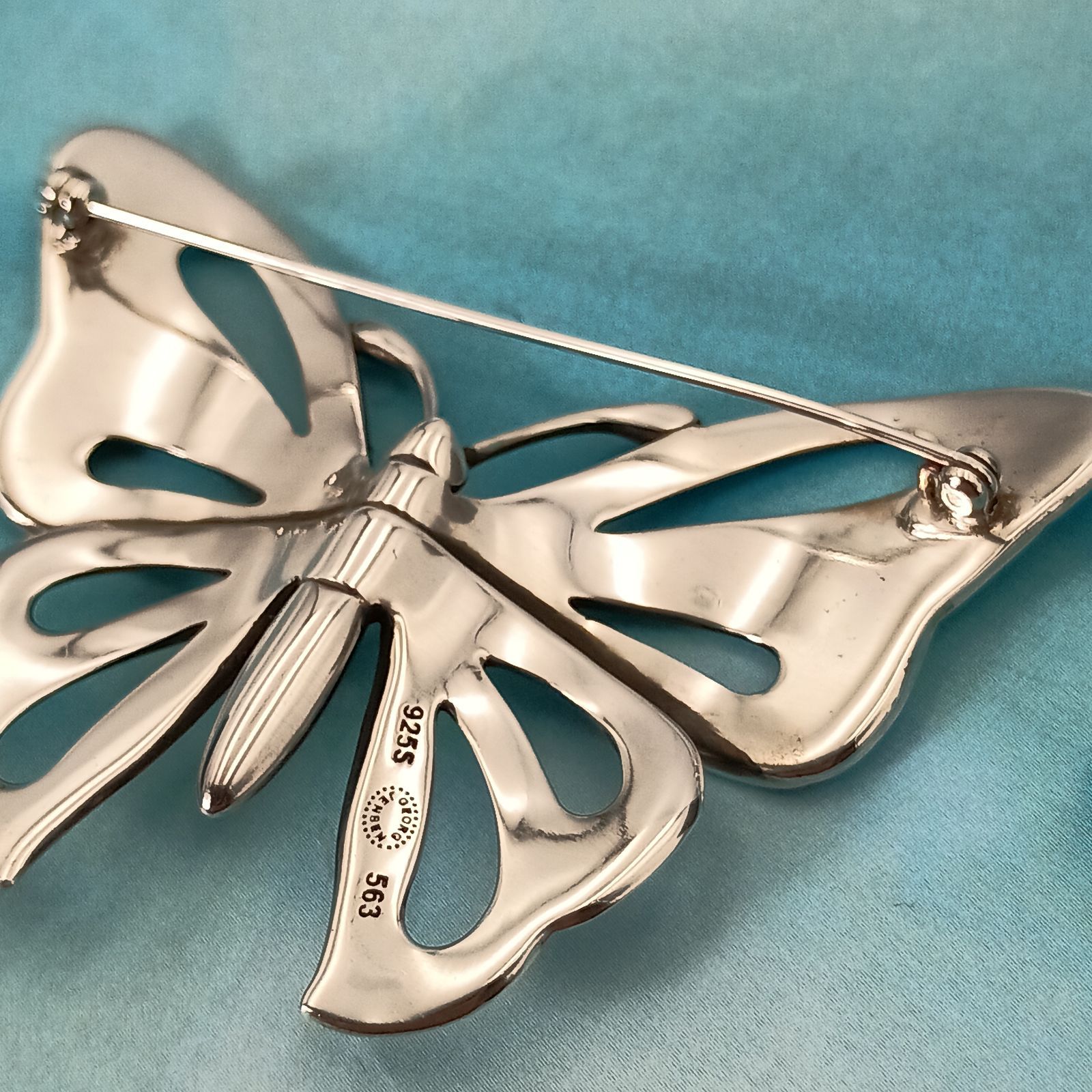 Georg Jensen ジョージジェンセン バタフライ 蝶 ブローチ メンズ