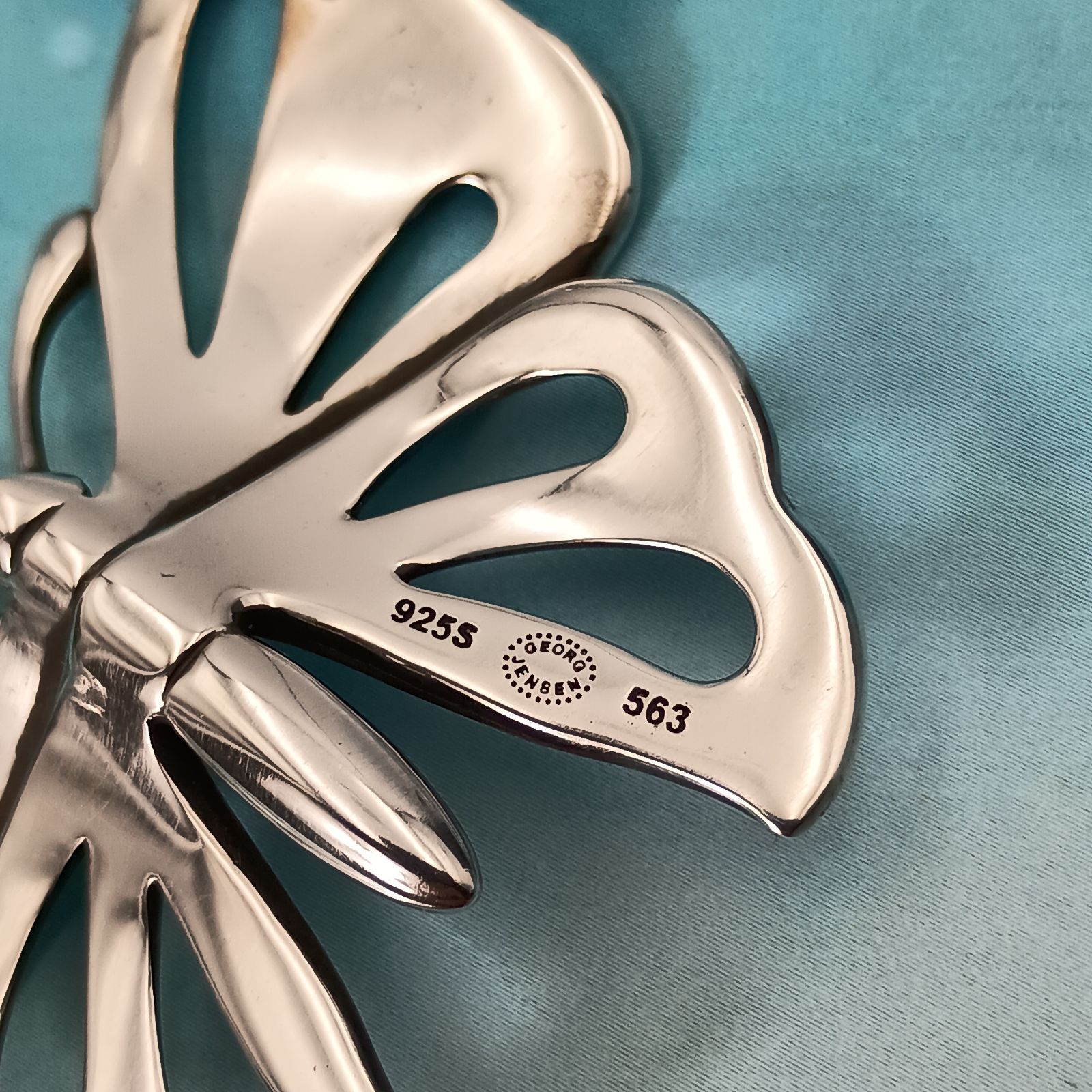 Georg Jensen ジョージジェンセン バタフライ 蝶 ブローチ メンズ