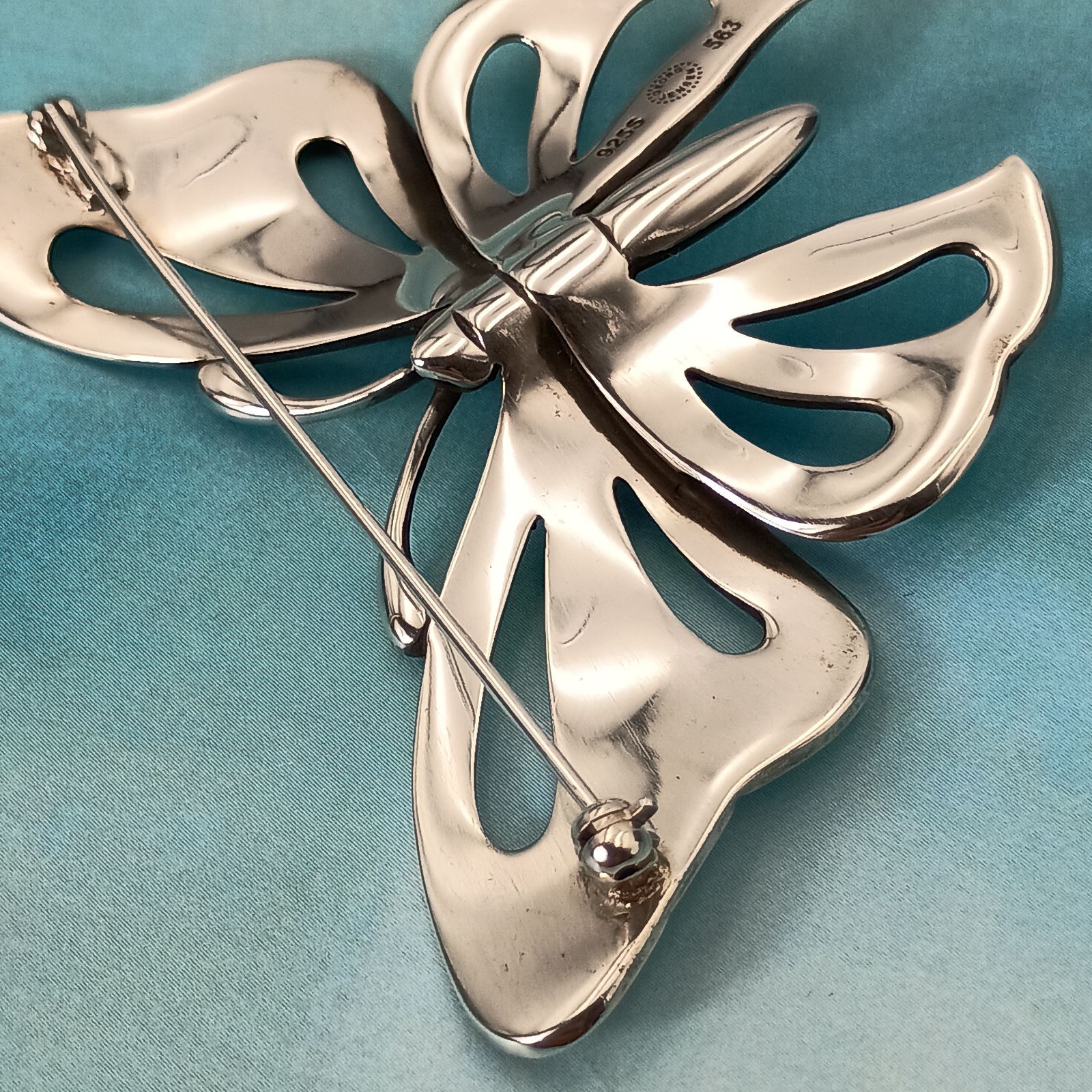  ジョージジェンセン バタフライ シルバー 925 ブローチ Georg Jensen ジョージジェンセン バタフライ 蝶 ブローチ メンズ
