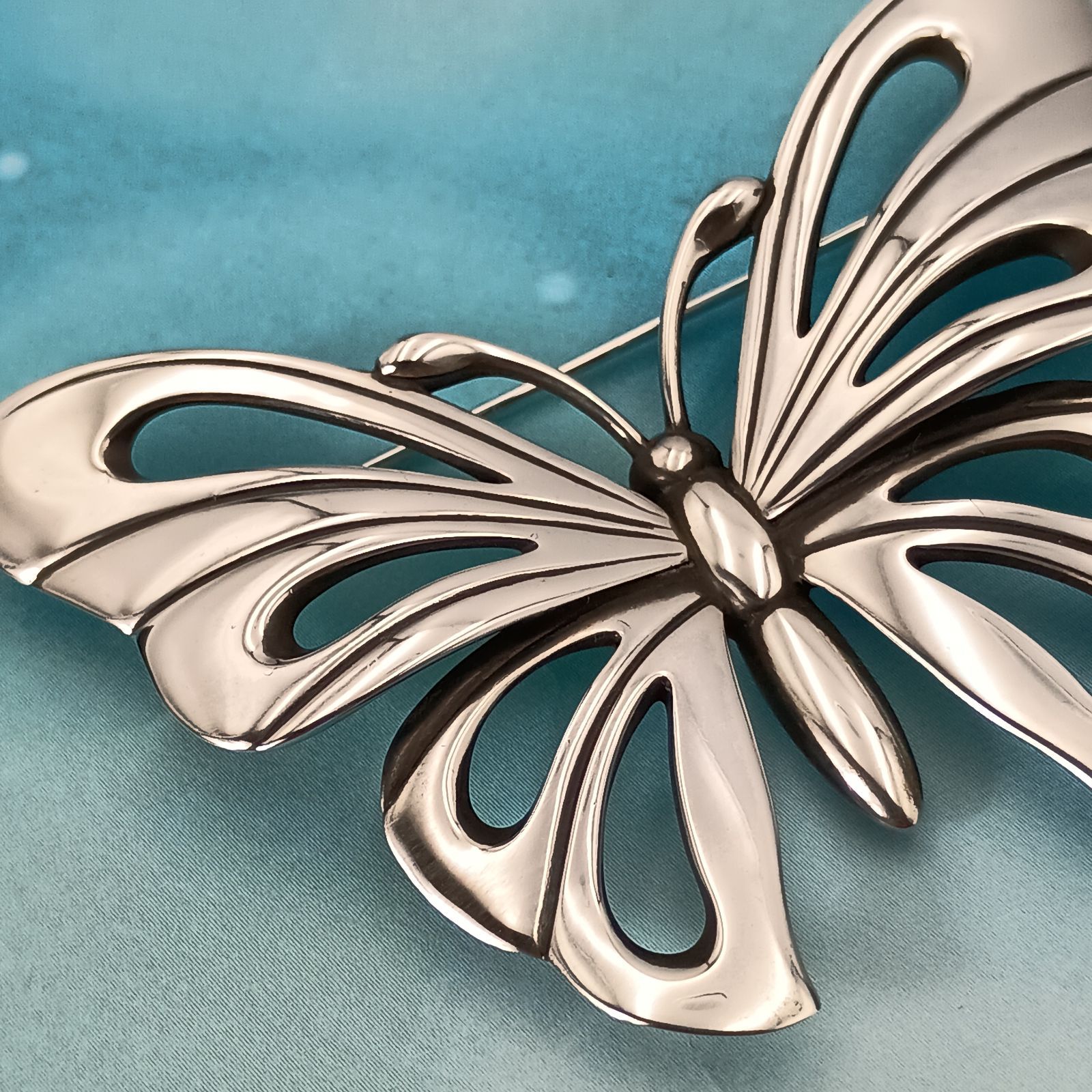 Georg Jensen ジョージジェンセン バタフライ 蝶 ブローチ メンズ