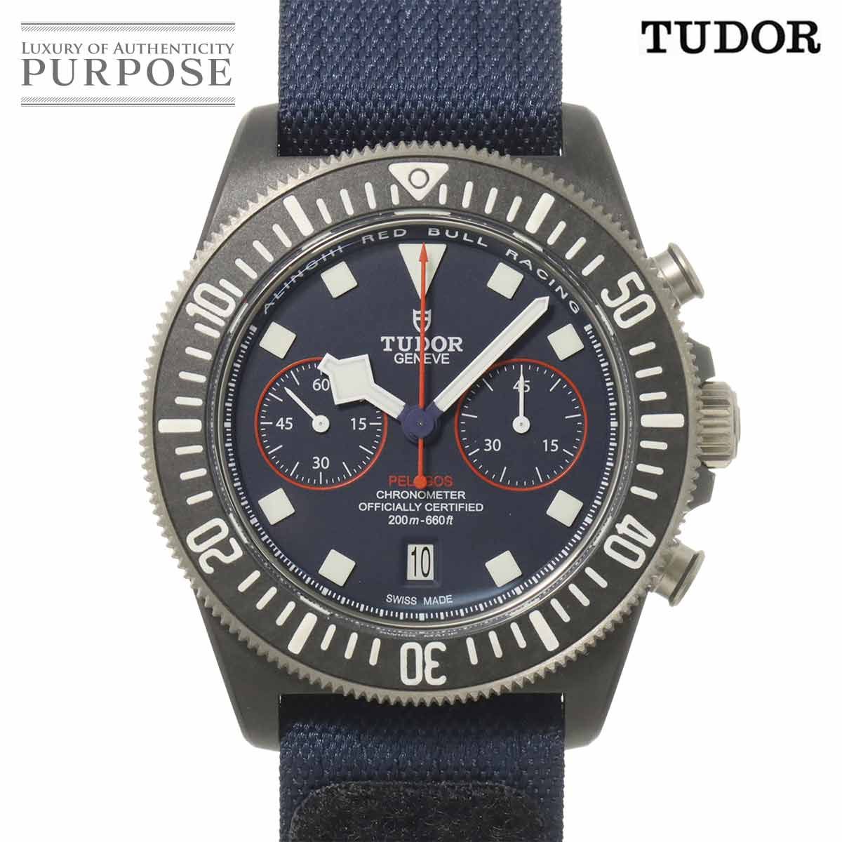 チューダー チュードル TUDOR ぺラゴス FXD レッドブル レーシング 25807KN メンズ 腕時計 クロノグラフ デイト 自動巻き Pelagos 90310614