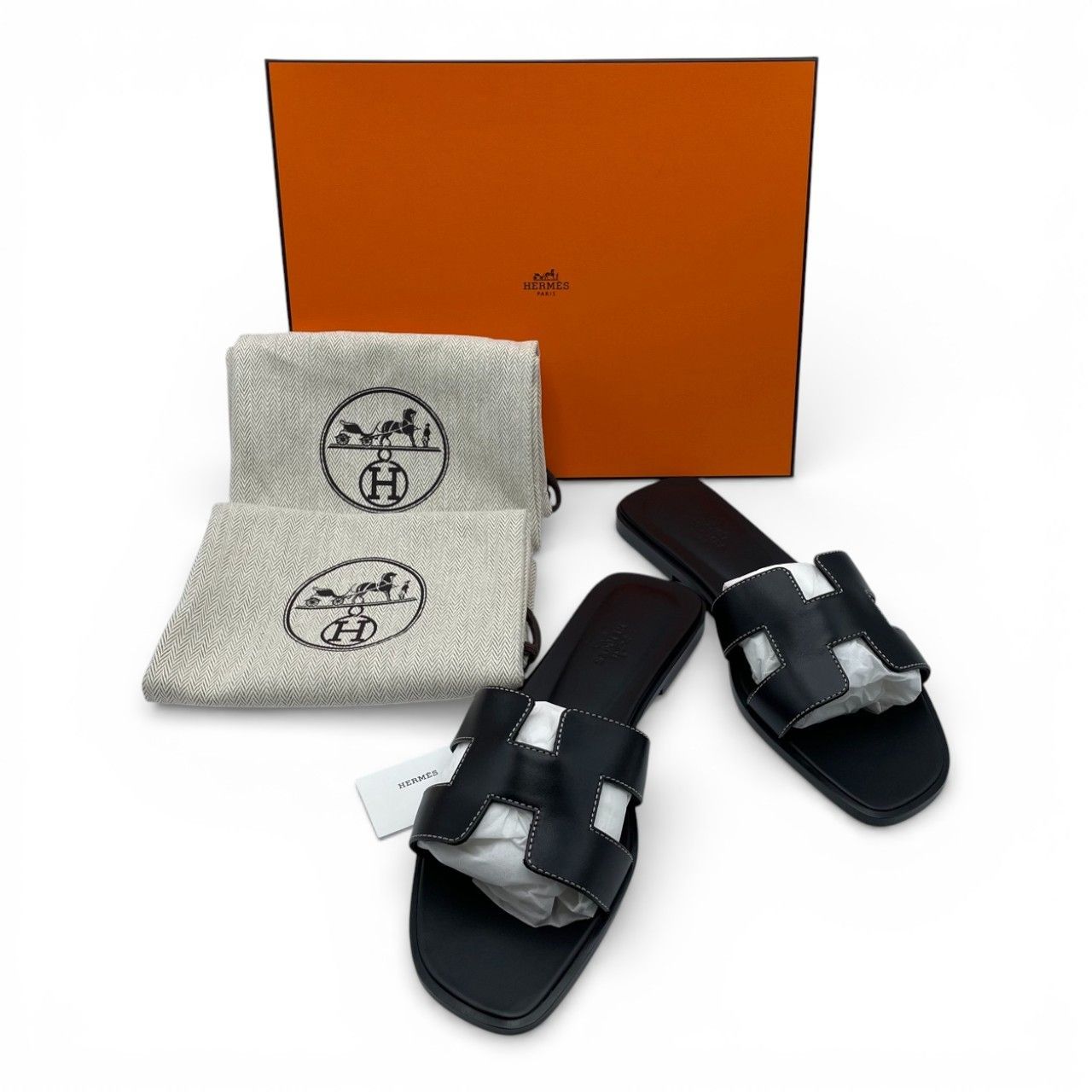 【HERMES】 サンダル オラン25cm(38) 箱・付属あり HERMES】 サンダル オラン25cm(38) 箱・付属あり