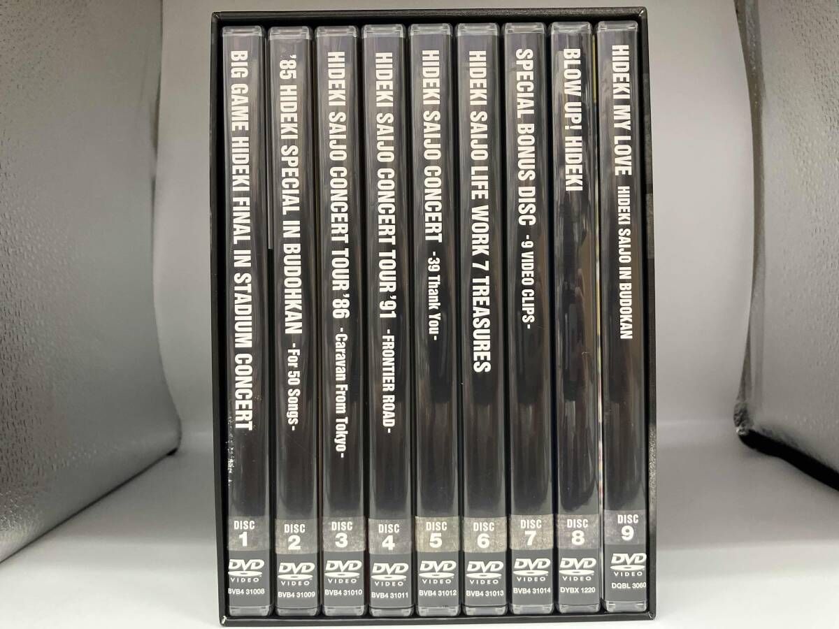 値下げ 【DVD】 THE STAGE OF LEGEND HIDEKI SAIJO AND MORE 西城秀樹