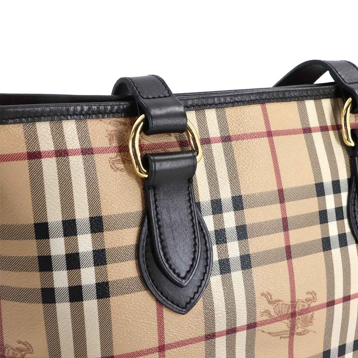 美品 バーバリー BURBERRY ヘイマーケットチェック ショルダー バッグ 
