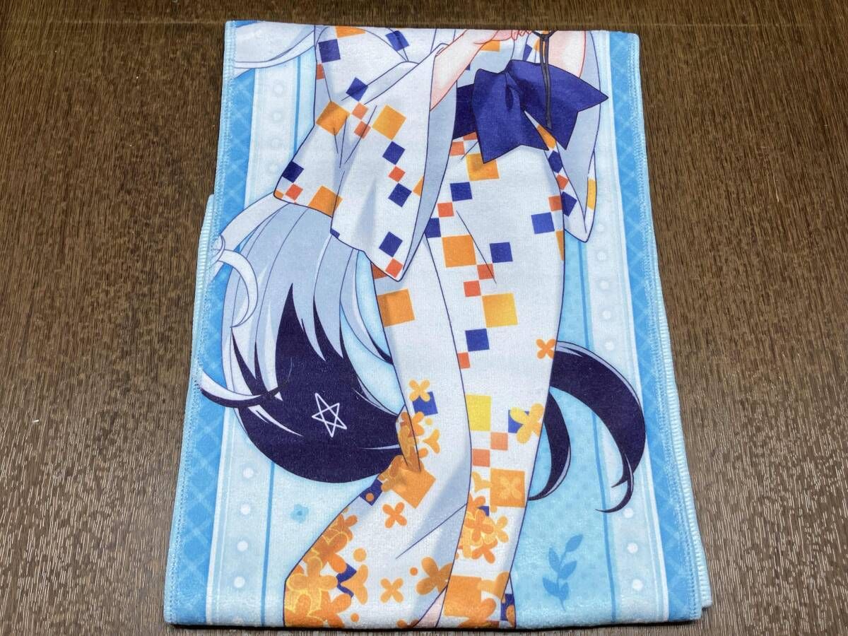 白上フブキ(フロあがりver.)マフラータオル ホロライブ×極楽湯 RAKU