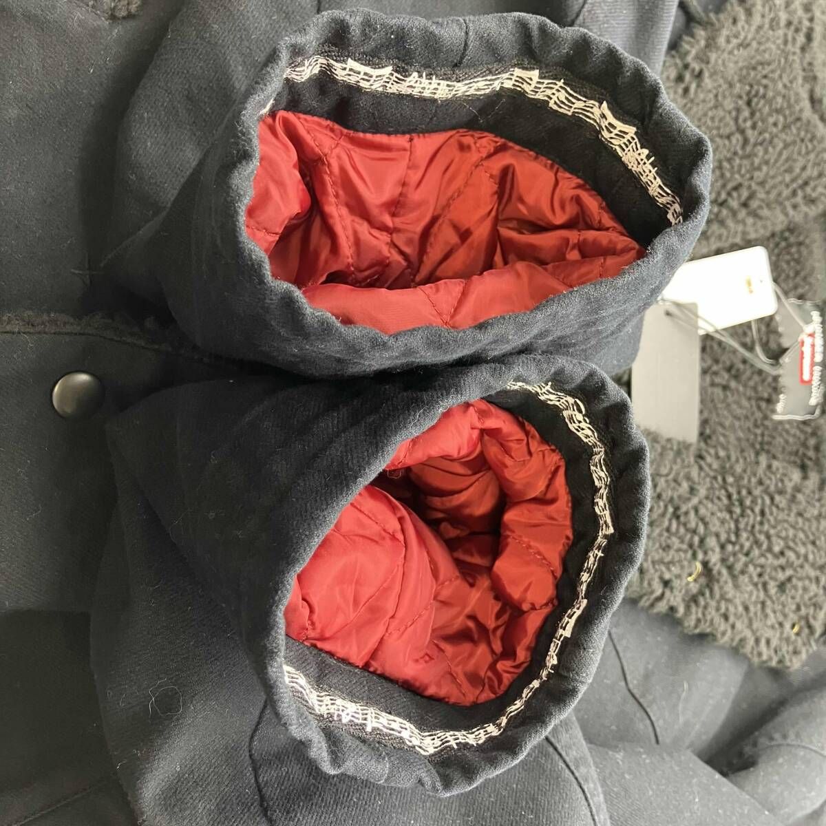 Supreme Number (N)ine Faux Shearling Hooded Coat シュプリーム 