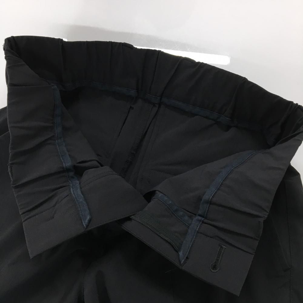 美品】エスルド ジョガーパンツ 黒 裾ロゴプリント ウエストゴム