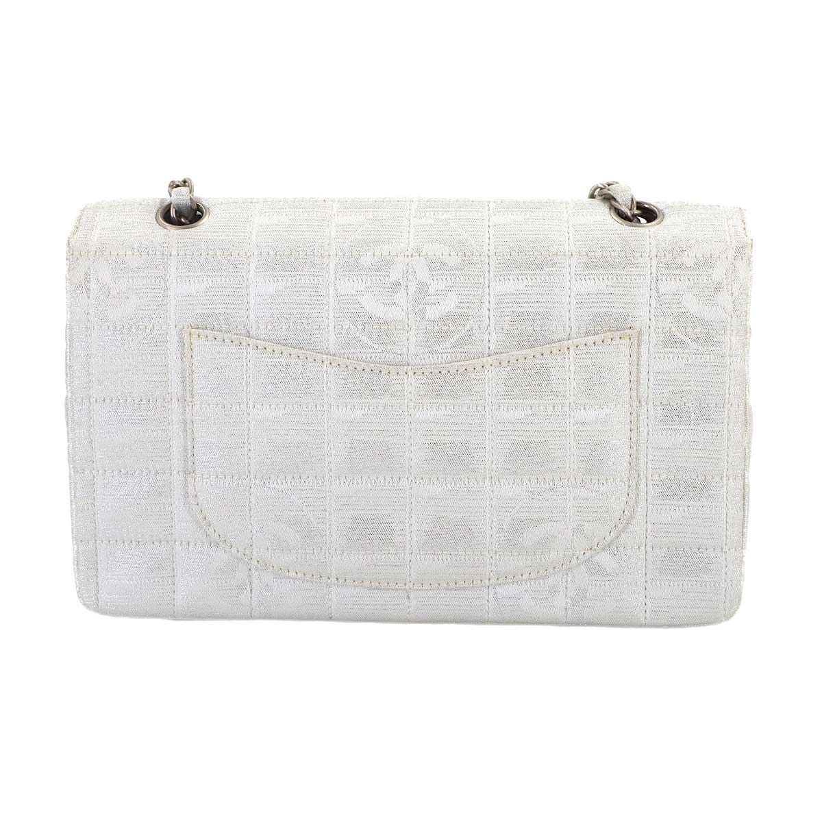 美品 シャネル CHANEL ニュートラベルライン チョコバー チェーン