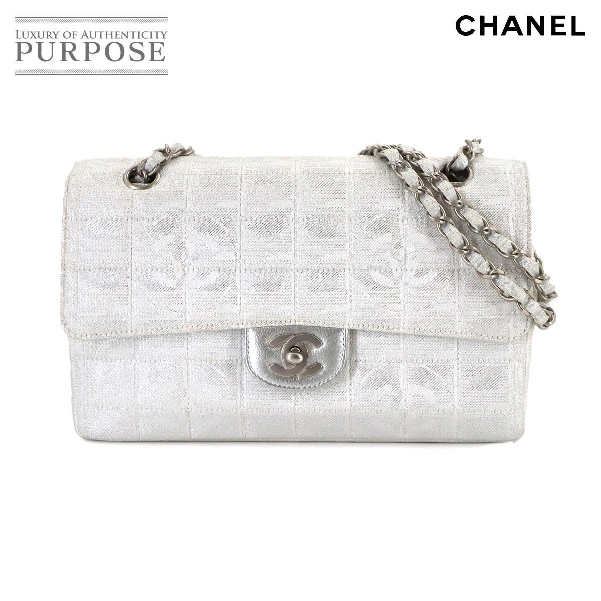 シャネル ニュートラベルライン ホワイト ナイロン ショルダーバッグ CHANEL シャネル ニュートラベルライン 2way ショルダーバッグ