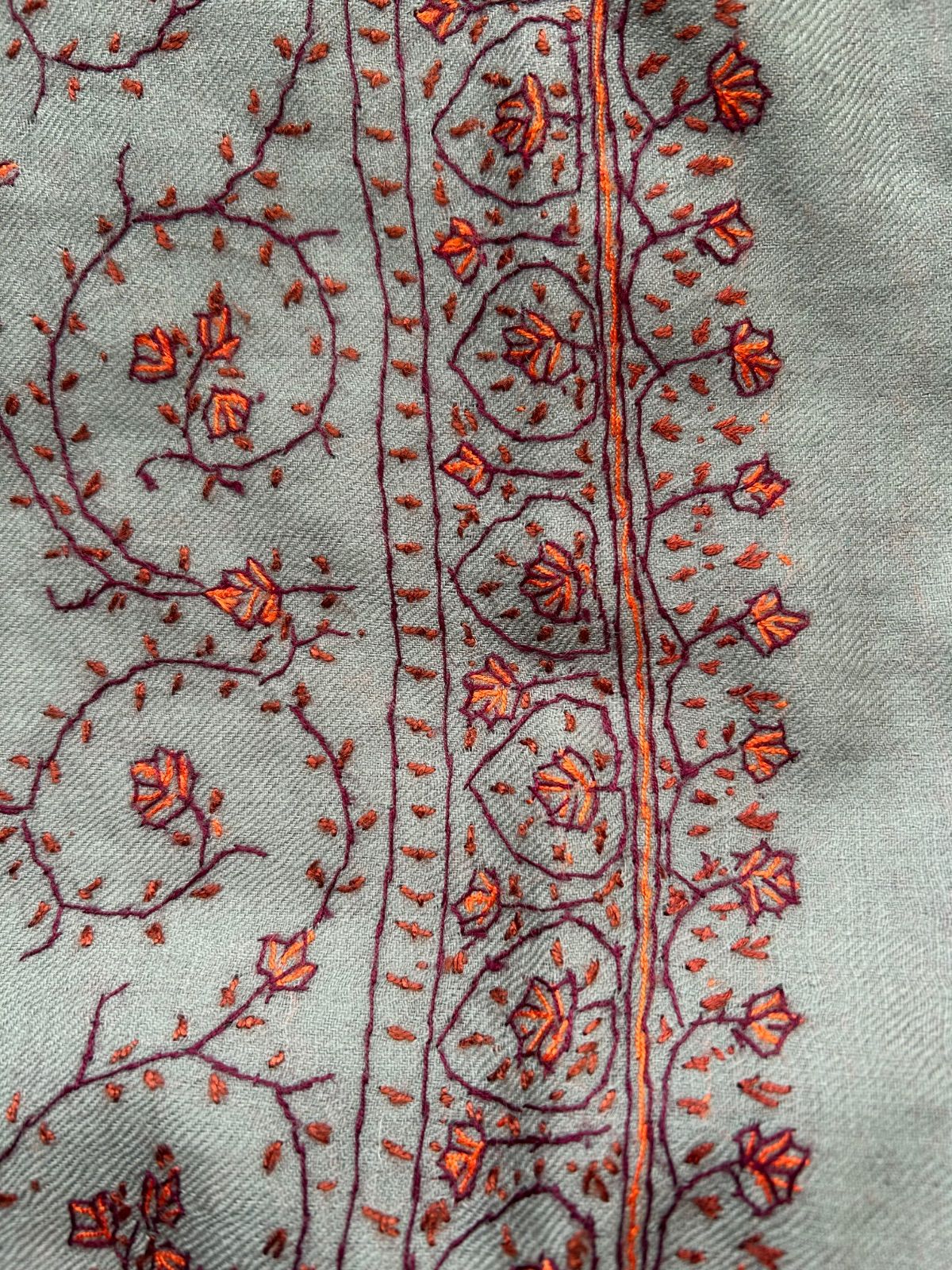 カシミール手刺繍大判カシミヤストール 【公式通販】