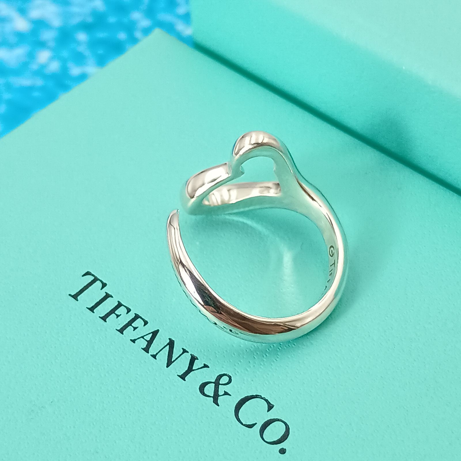 TIFFANY&Co. ティファニー 11号 オープンハート リング 指輪