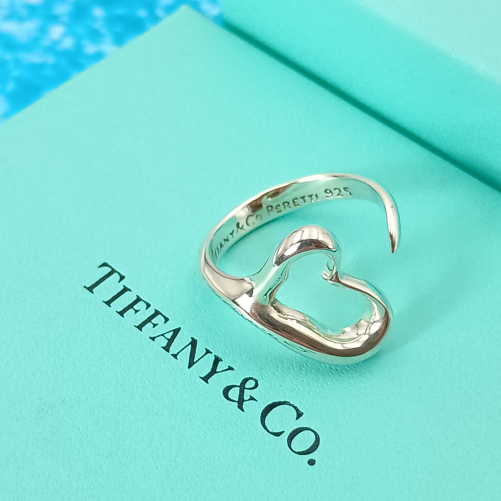 TIFFANY&Co. ティファニー 11号 オープンハート リング 指輪