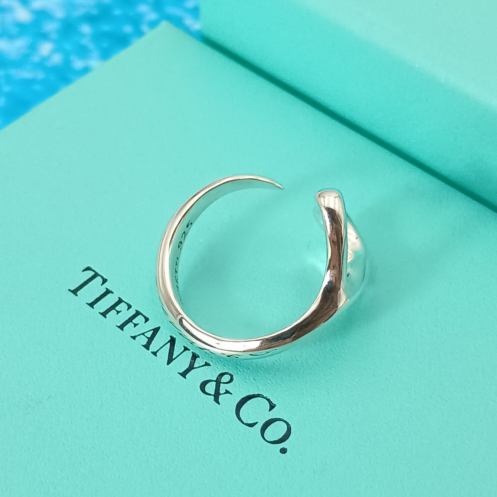 TIFFANY&Co. ティファニー 11号 オープンハート リング 指輪