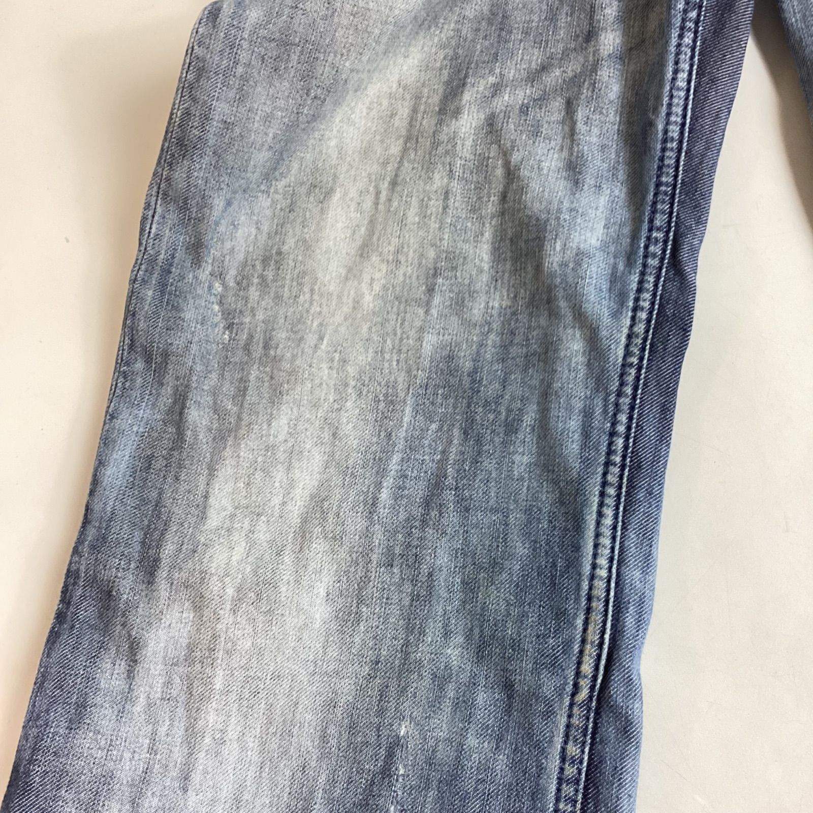 D&G ドルチェ&ガッバーナ 1994 ワイド ダメージ デニムパンツ (33