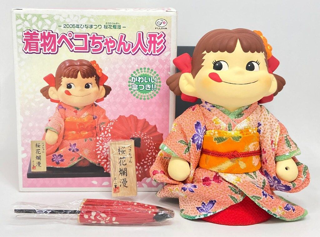 不二家 人形/ペコちゃん 着物ペコちゃん人形 2005ひなまつり桜花爛漫