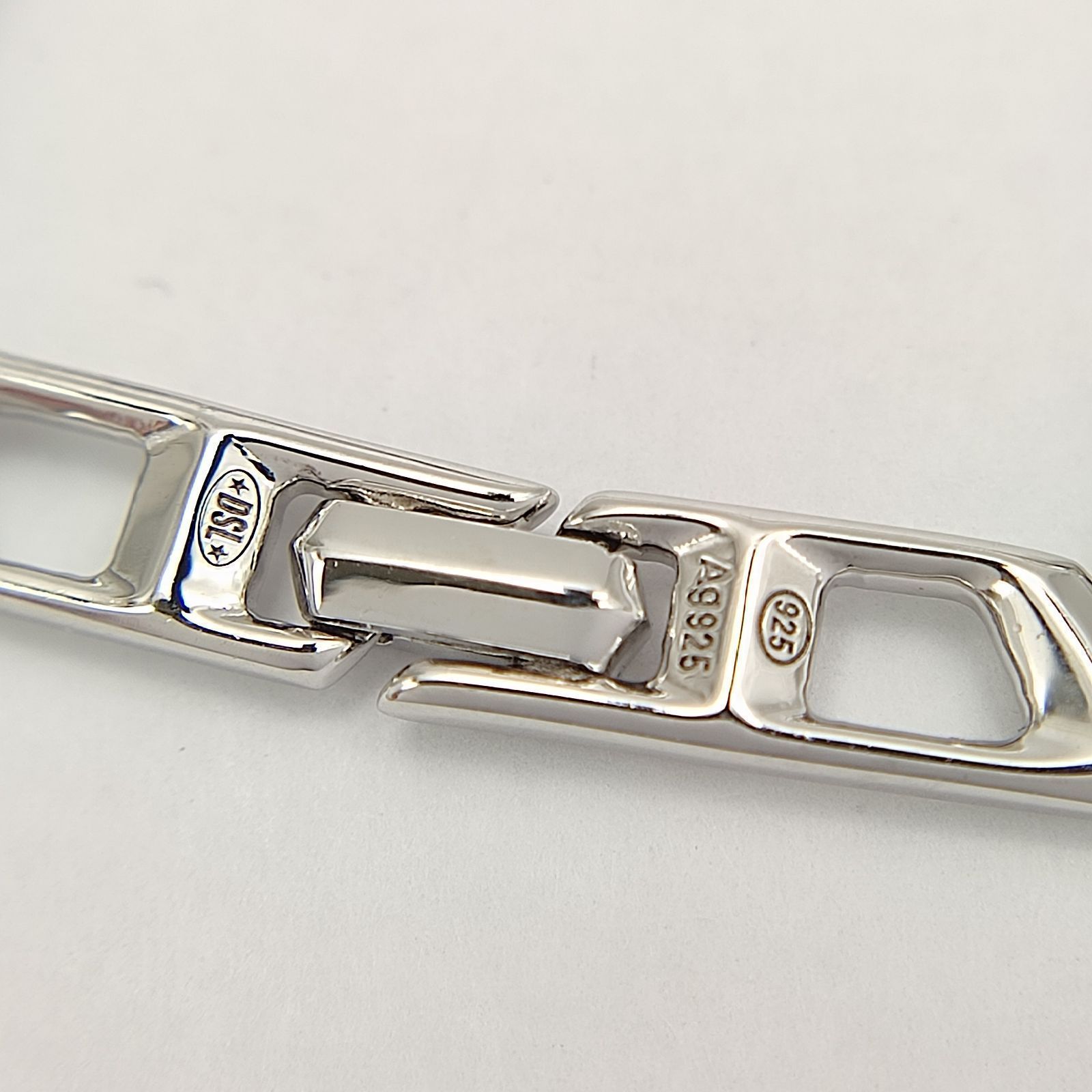 美品】DIESEL ディーゼル Dロゴシルバーネックレス SILVER シルバー925 