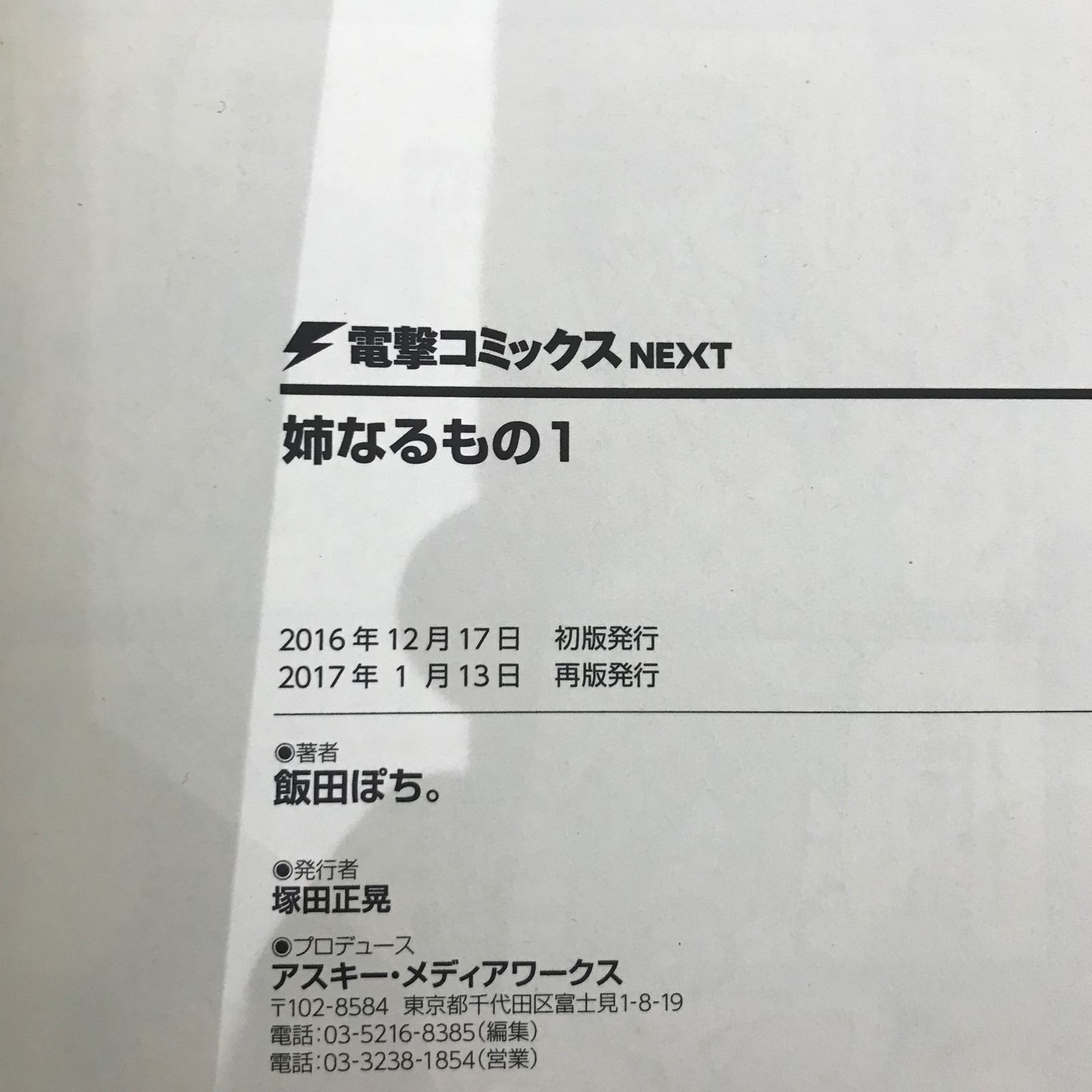 姉なるもの　飯田ぽち　複製サイン色紙　コミックマーケット91 姉なるもの 1巻のみ/【作者】飯田ぽち。/GF-0226004686-YP/GF10191