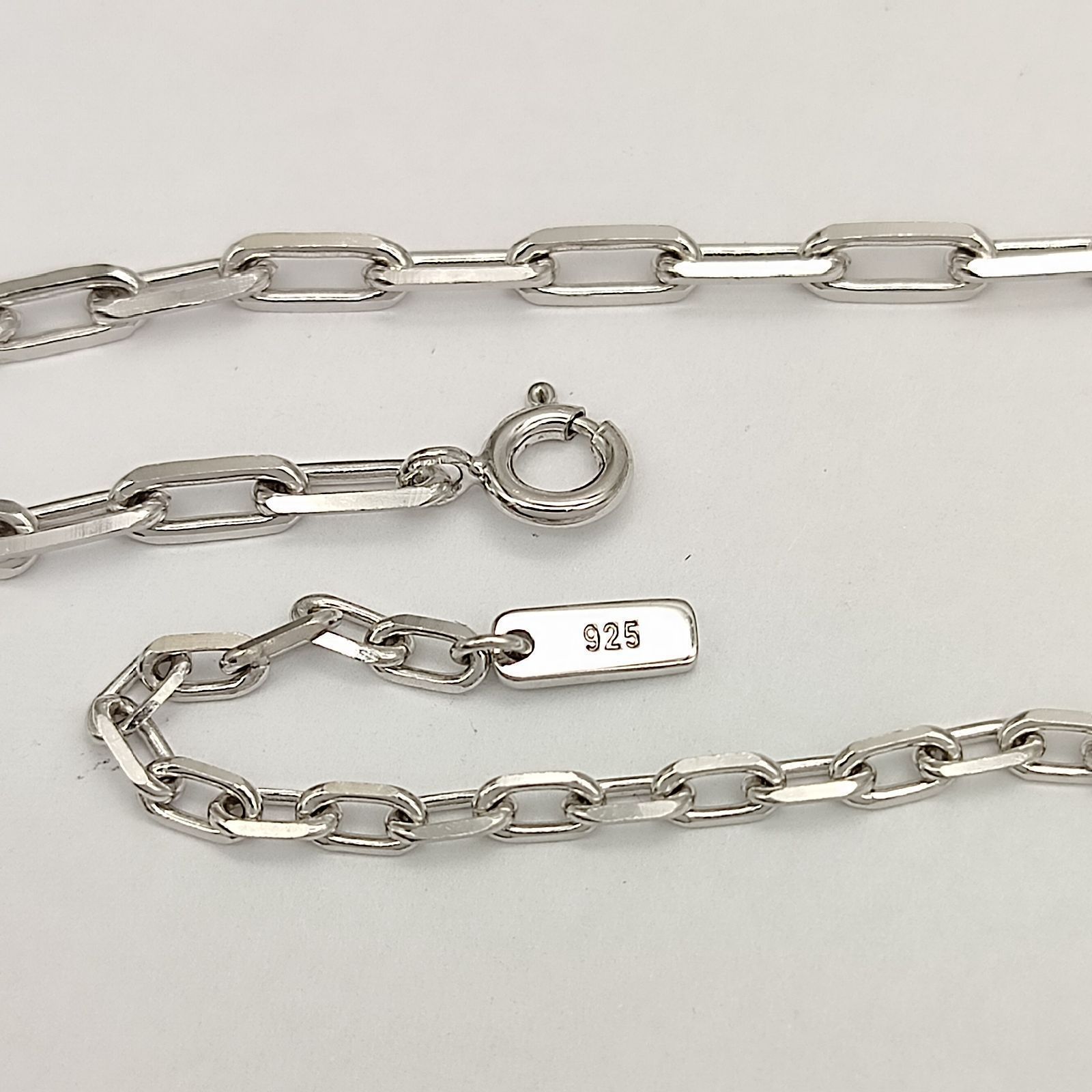 美品】DIESEL ディーゼル Dロゴシルバーネックレス SILVER シルバー925 
