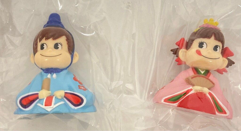 不二家 人形/ペコちゃん ペコポコひな壇 三段 - メルカリ