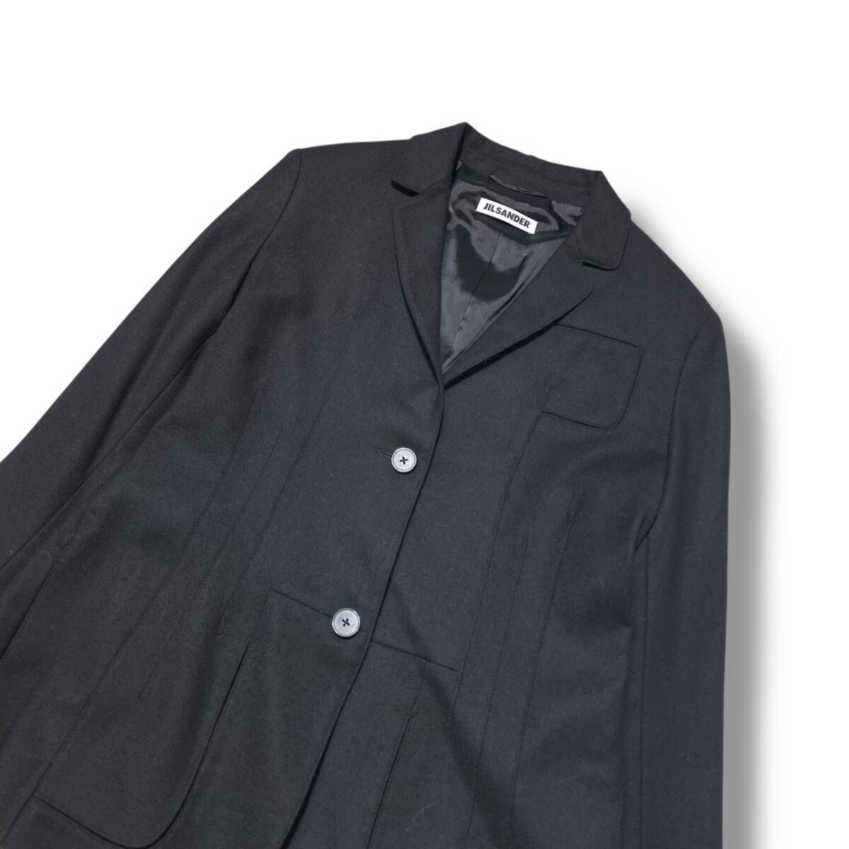 00s Jil sander テーラードジャケット ウールメルトンデザイン