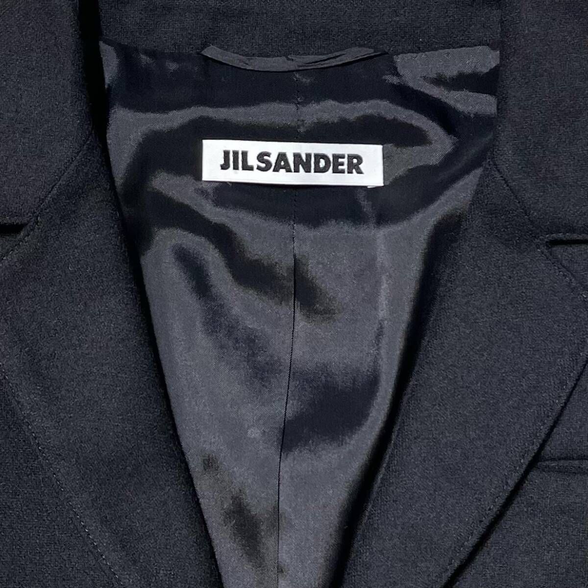 00s Jil sander テーラードジャケット ウールメルトンデザイン