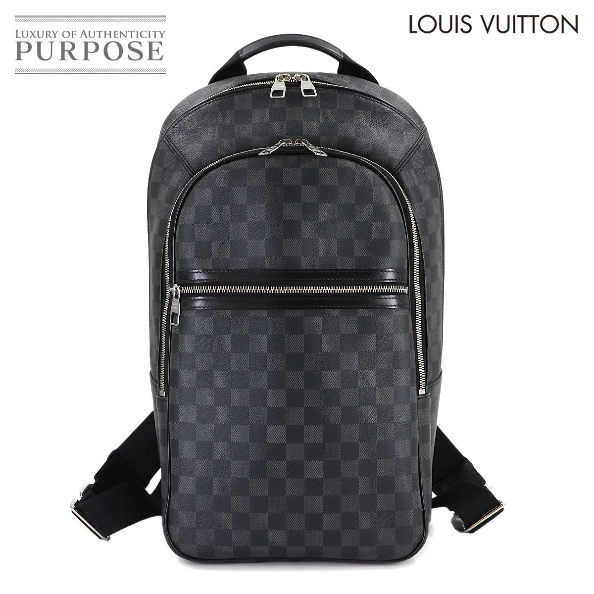 新品同様 ルイ ヴィトン LOUIS VUITTON ダミエ グラフィット ミカエル