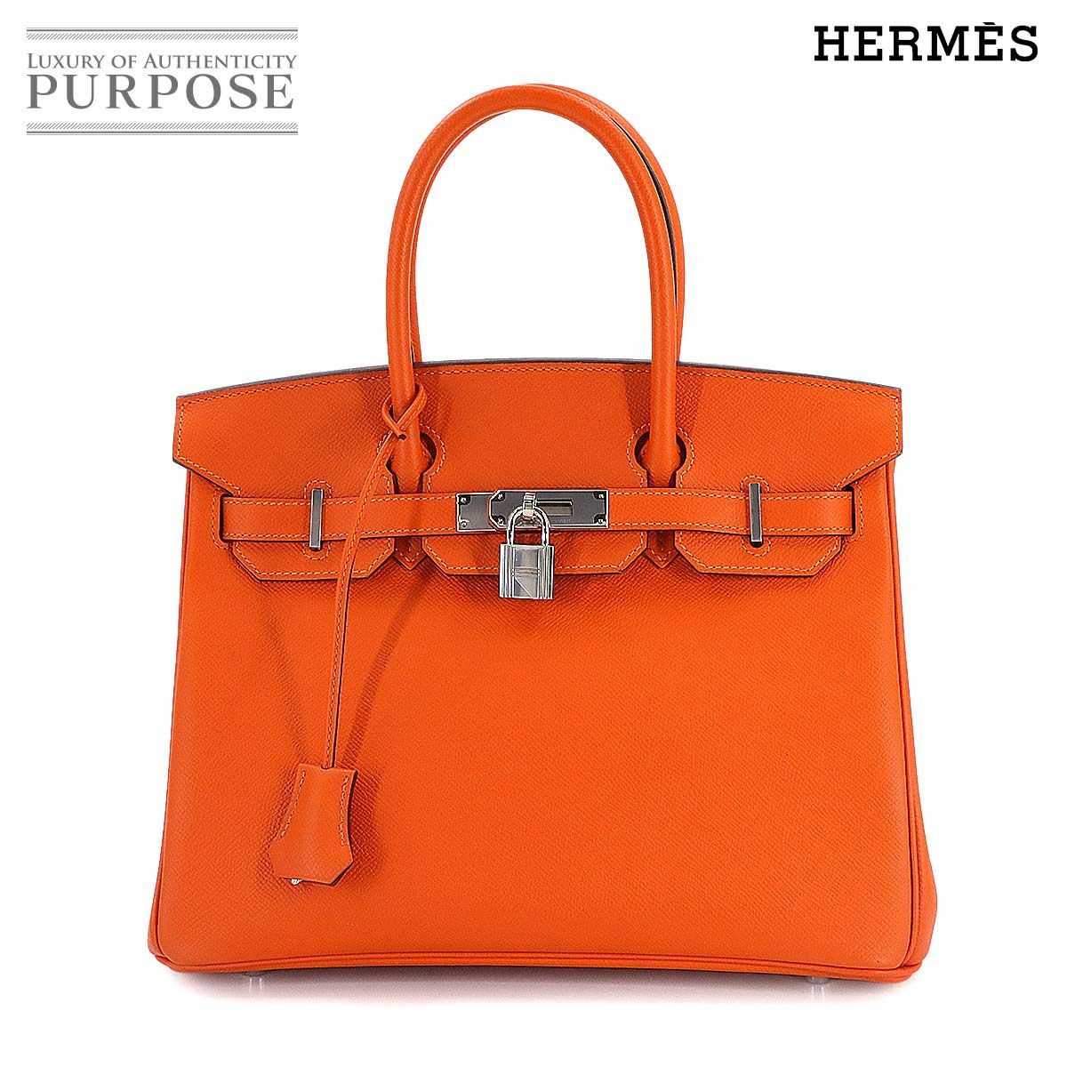 エルメス バーキン 30 ハンドバッグ フー 新品同様 エルメス HERMES