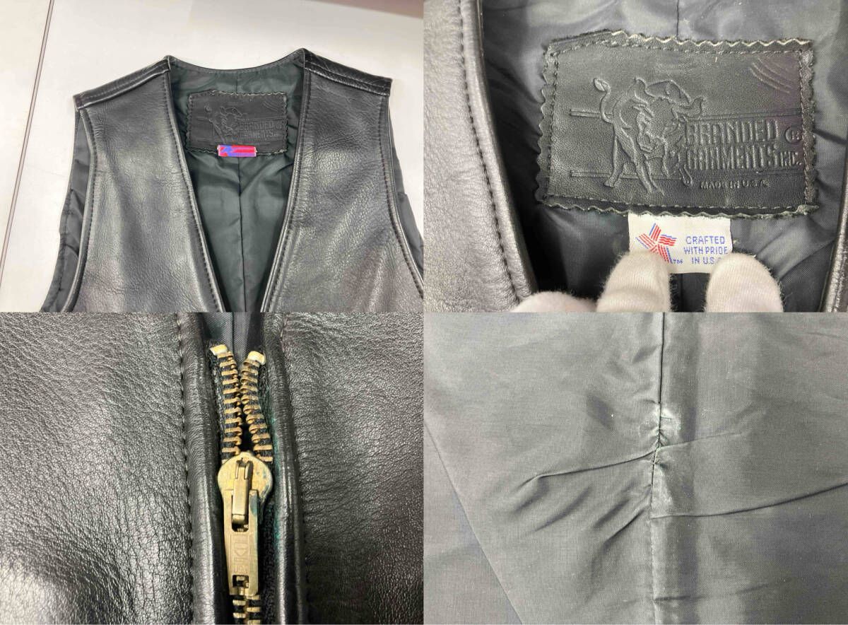 BRANDED GARMENTS ブランデッドガーメンツ レザーベスト レザー