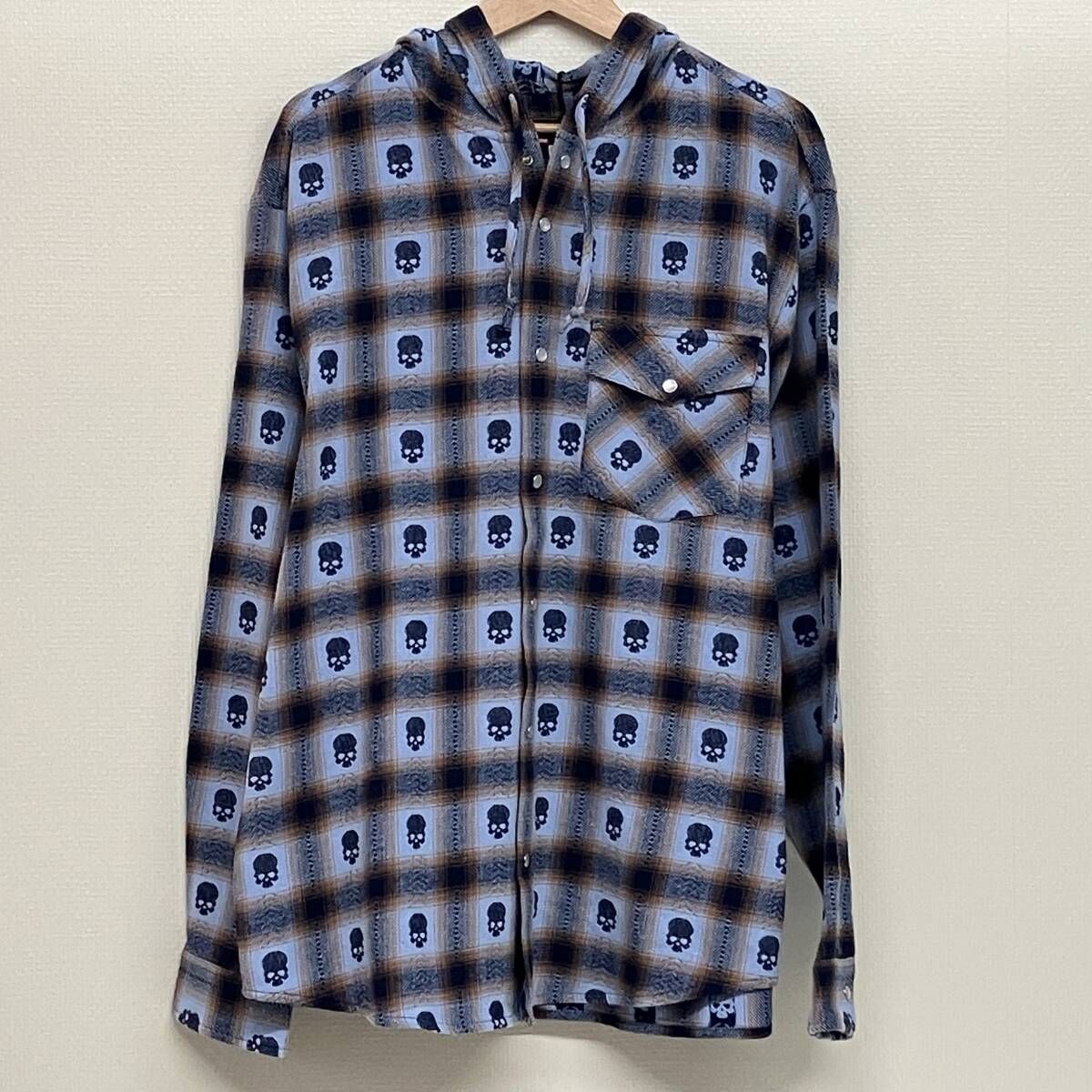 Supreme Number (N)ine Hooded Flannel Shirt シュプリーム