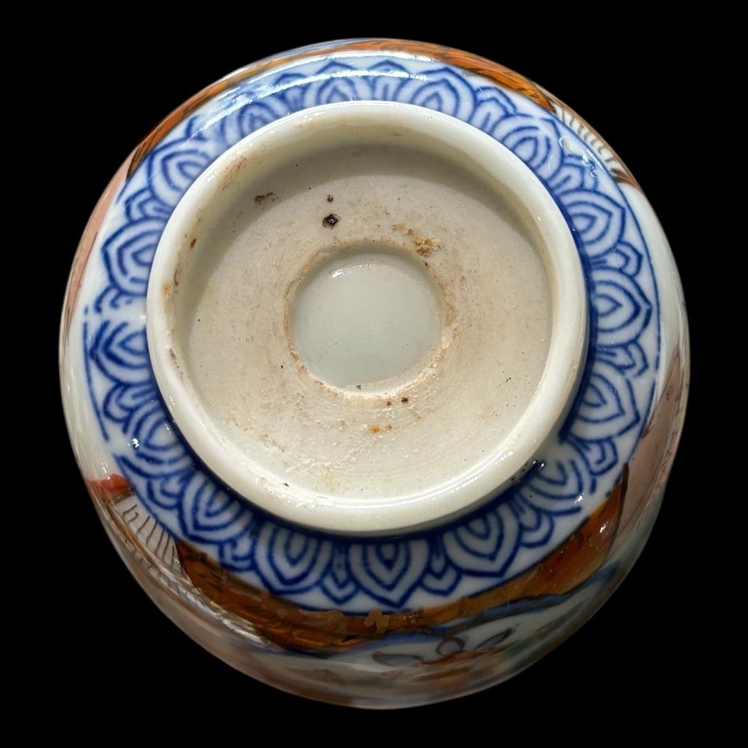 某有名オークション購入 鶴と亀 江戸時代 明治時代 古伊万里色絵金彩