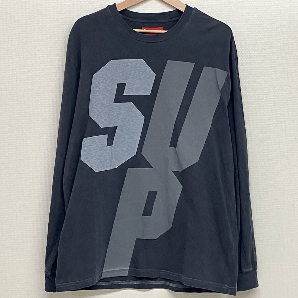 New Supreme Reflective L⁄S Top Tee T-Shirt Black Spring Summer 