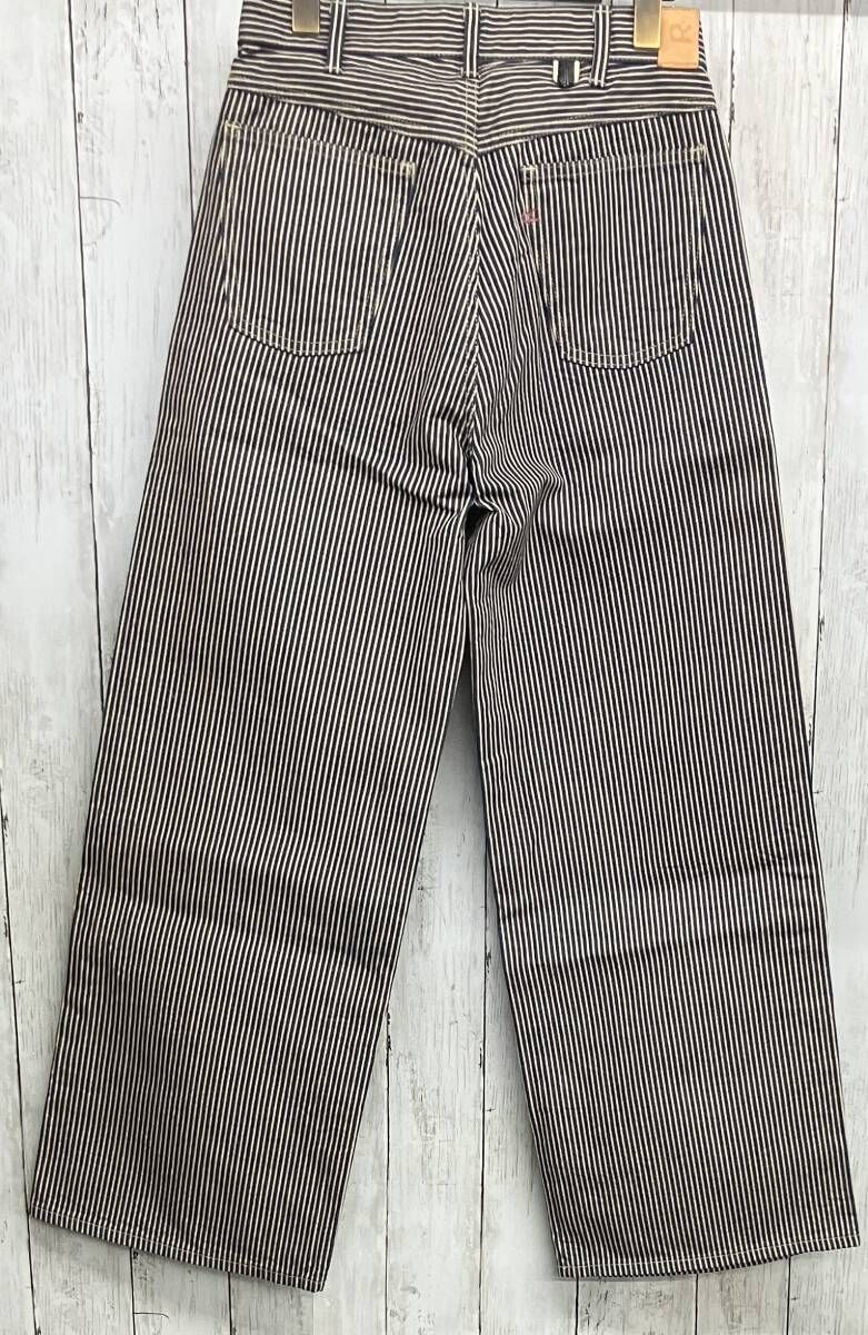 45R ヒッコリーパンツ 45アール ロングパンツ ストライプ size28