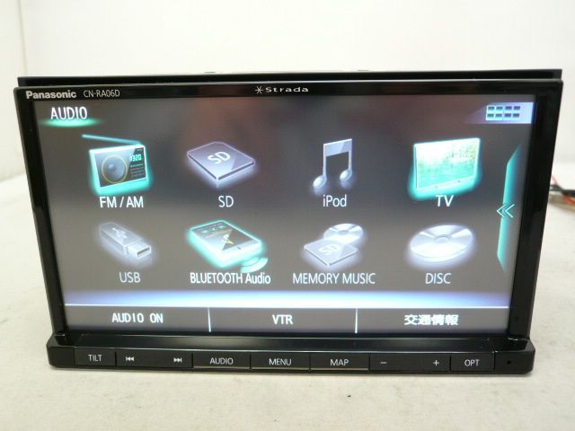 中古】 2026年版 パナソニック ストラーダ CN-RA06D メモリーナビ 地