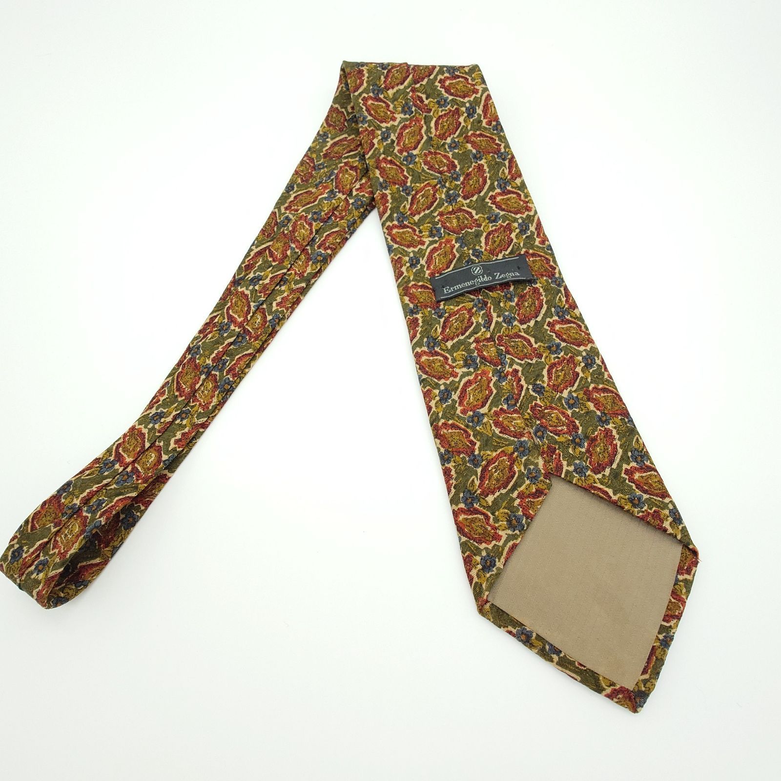 Ermenegildo Zegna ネクタイ シルク100％ 総柄 イタリア製 中古 - メルカリ