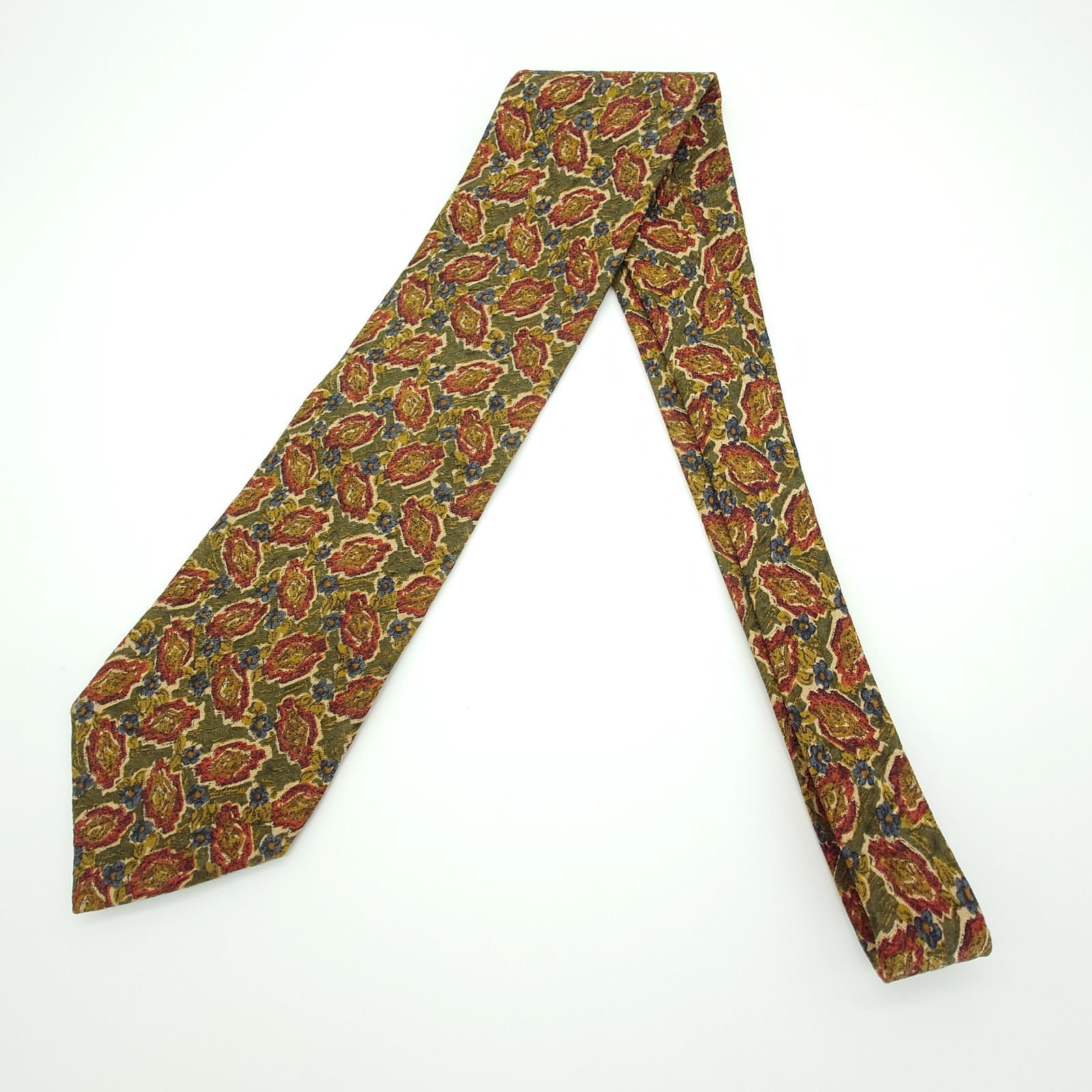 Ermenegildo Zegna ネクタイ シルク100％ 総柄 イタリア製 中古 - メルカリ