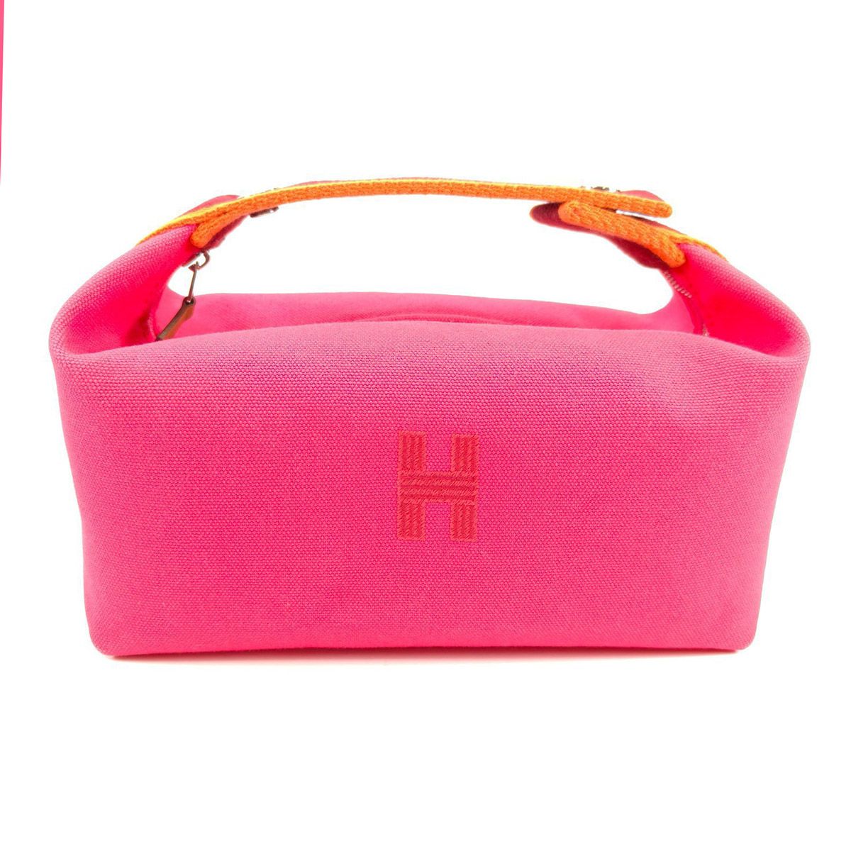 HERMES エルメス BRIDE A BRAC PM トートバッグ ポーチ ハイビスカス