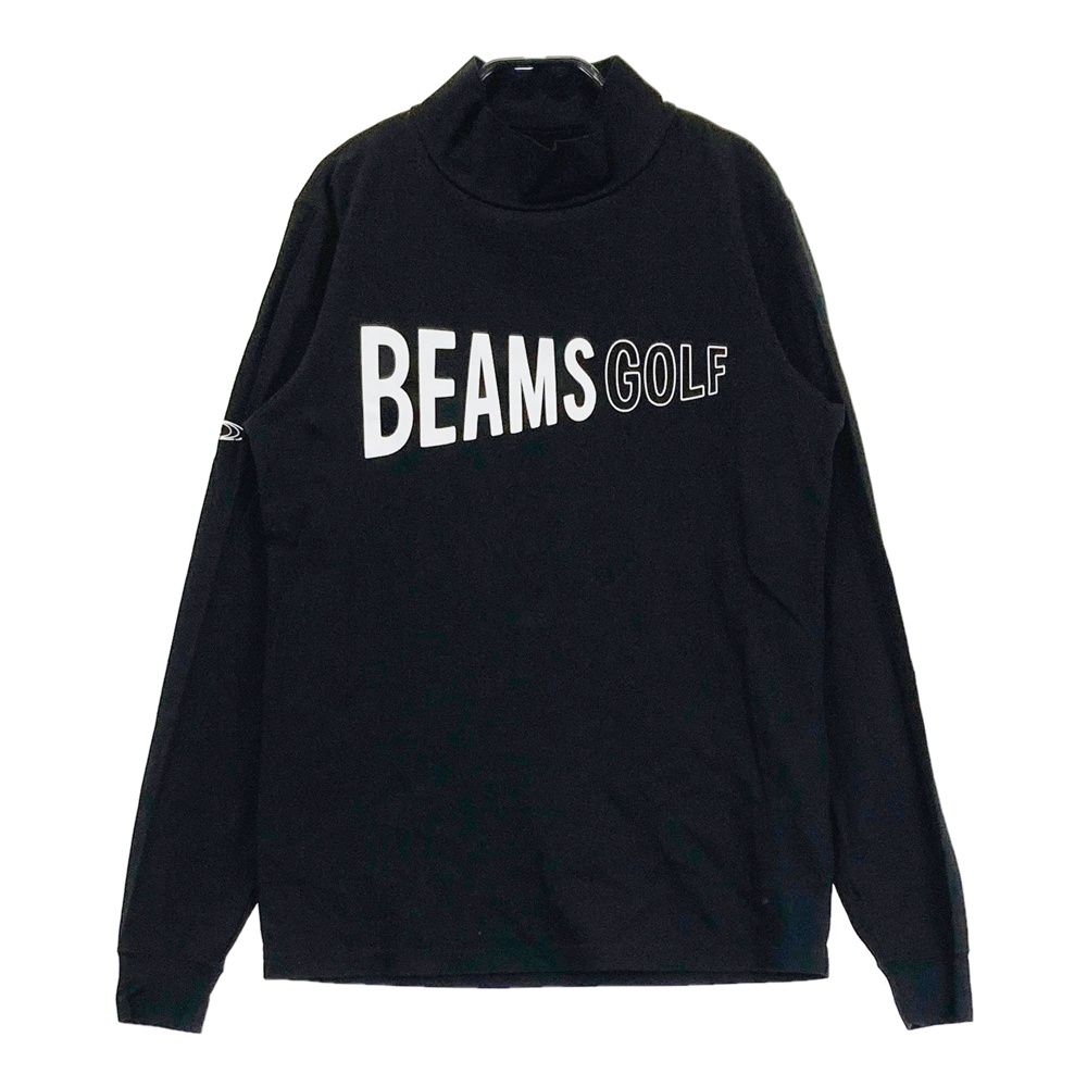 サイズ：S BEAMS GOLF ビームスゴルフ 長袖ハイネックTシャツ ブラック