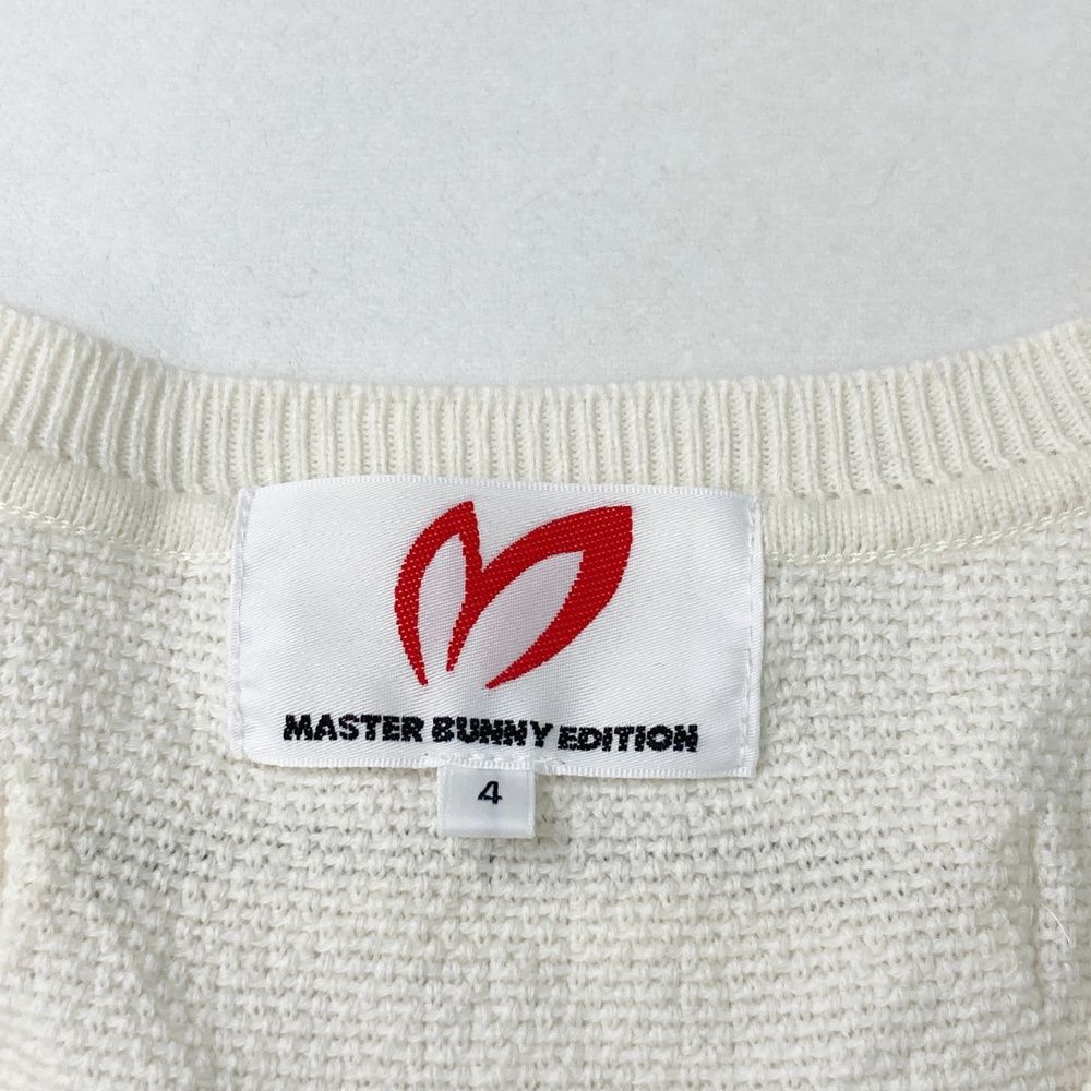 サイズ：4 MASTER BUNNY EDITION マスターバニーエディション Vネック