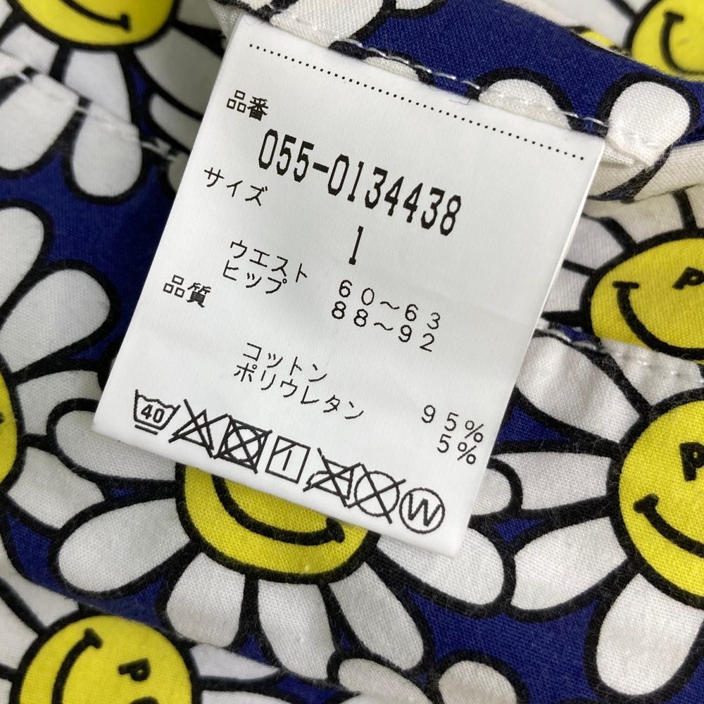 サイズ：1 PEARLY GATES パーリーゲイツ スカート 総柄 ブルー系