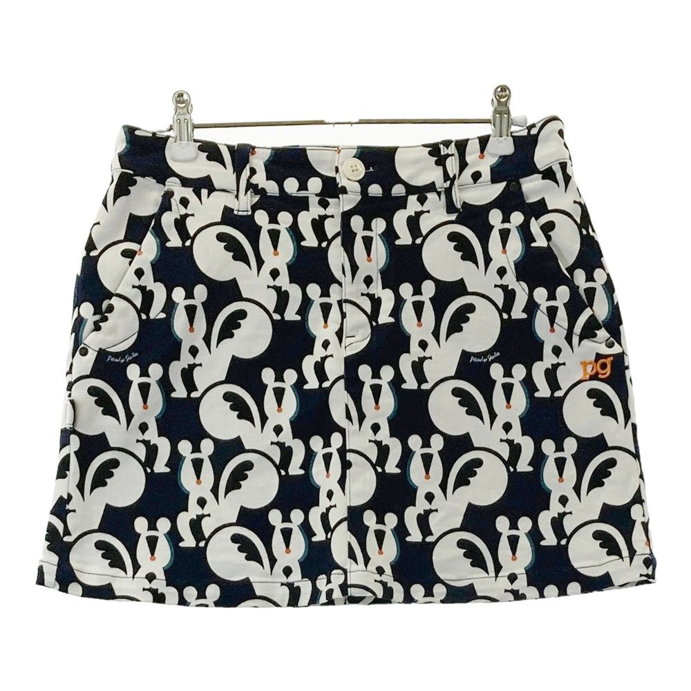 パーリーゲイツ PEARLYGATES 総柄スカート ストレッチ ネイビー系 1