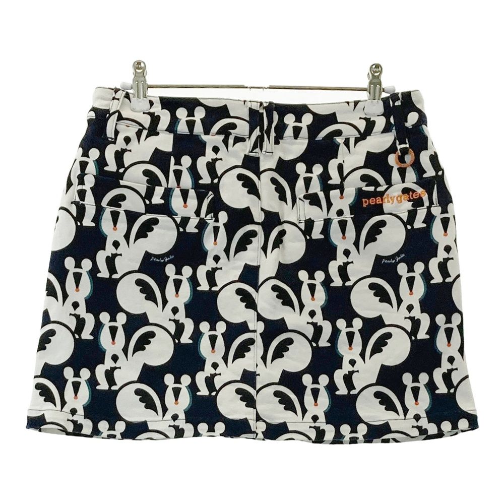 サイズ：0 PEARLY GATES パーリーゲイツ ストレッチ スカート リス総柄