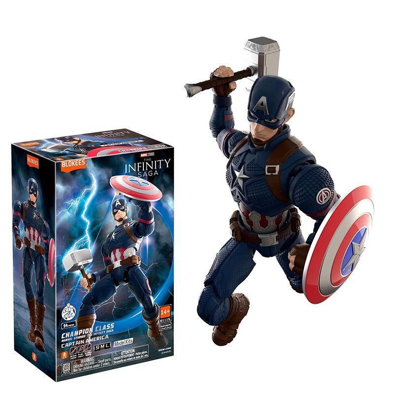 正品】 BLOKEES プラモデル フィギュア Marvel Heroマーベル ヒーロー