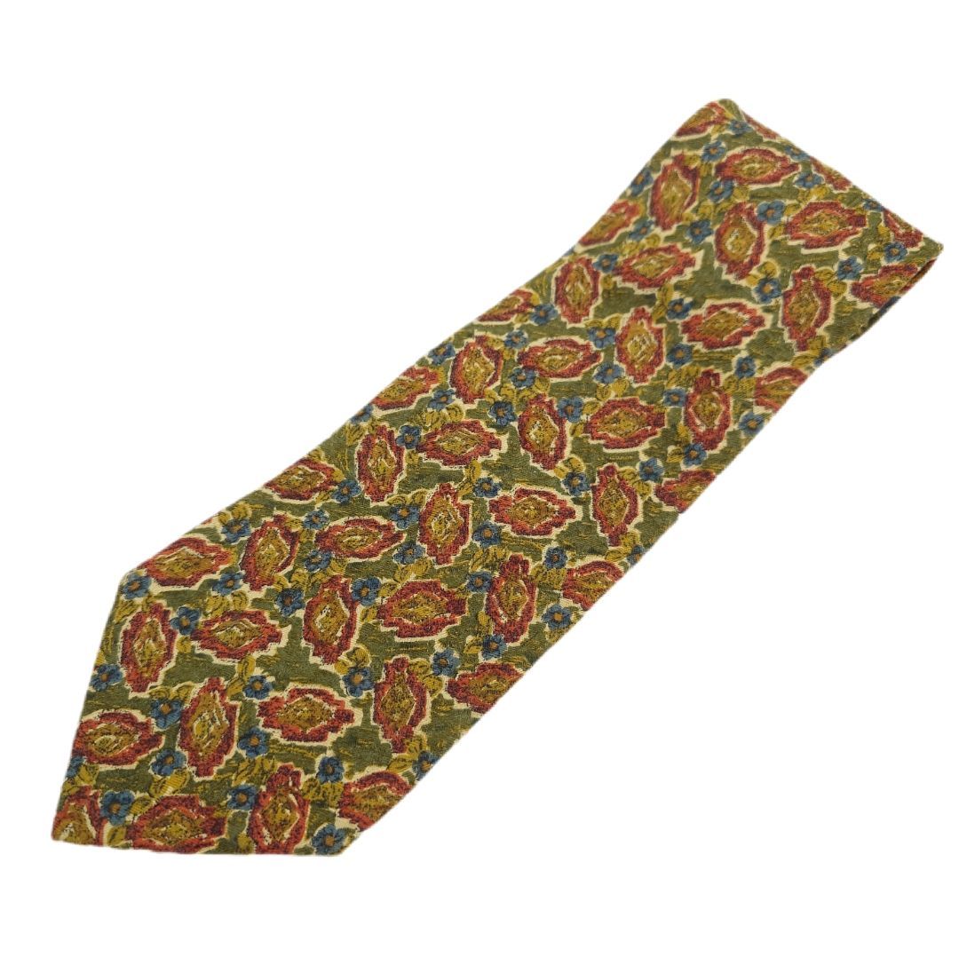 Ermenegildo Zegna ネクタイ シルク100％ 総柄 イタリア製 中古 - メルカリ