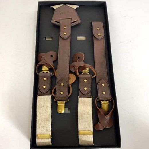 NICENESS ナイスネス 日本製 BLACKIE サスペンダー NN-LBLA05 BROWN