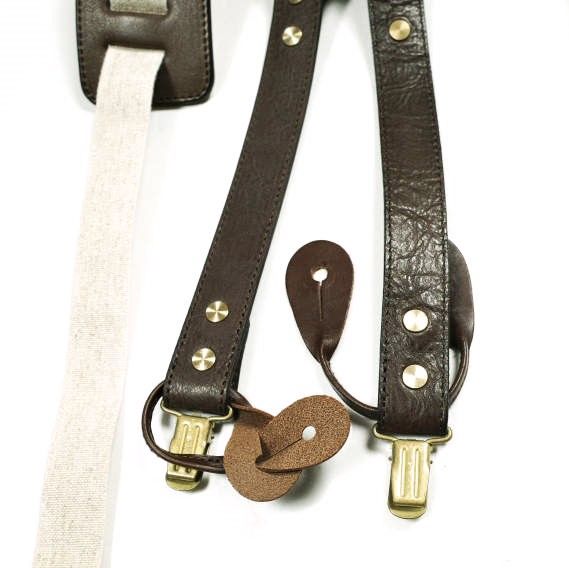 NICENESS ナイスネス 日本製 BLACKIE サスペンダー NN-LBLA05 BROWN