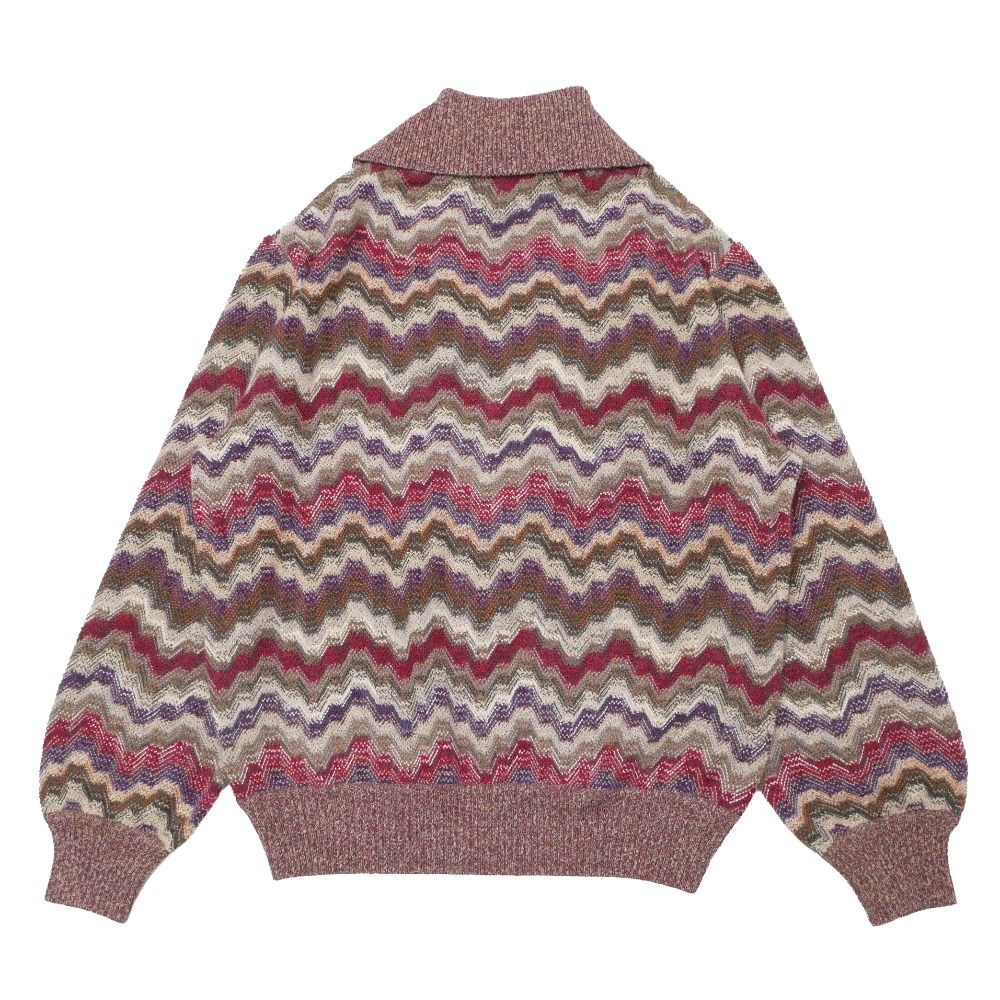 MISSONI ミッソーニ 波状ストライプセーター シェブロン柄