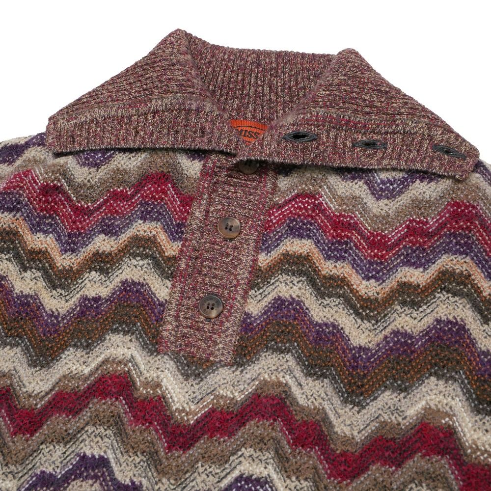 □美品□Missoni ミッソーニ ニット サイズ50 シェブロン ジグザグ柄