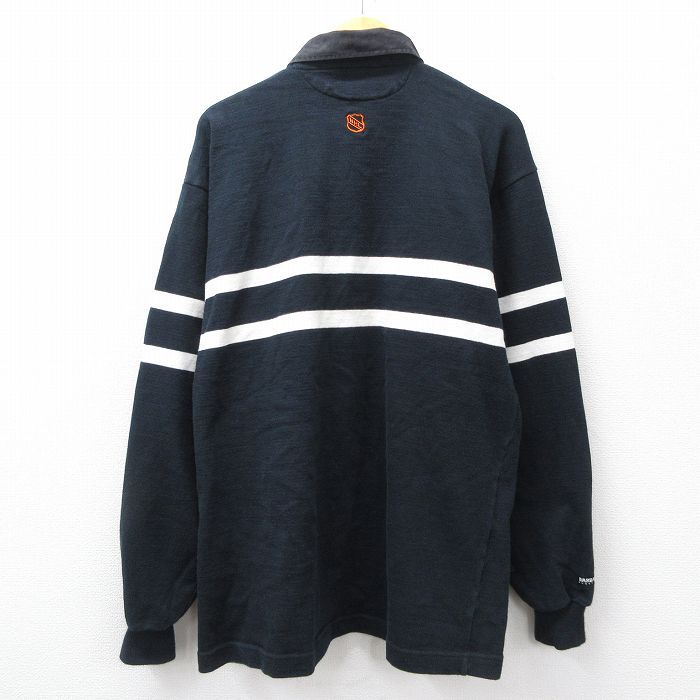 XL/古着 バーバリアン 長袖 ラガー シャツ メンズ 90年代 90s NHL